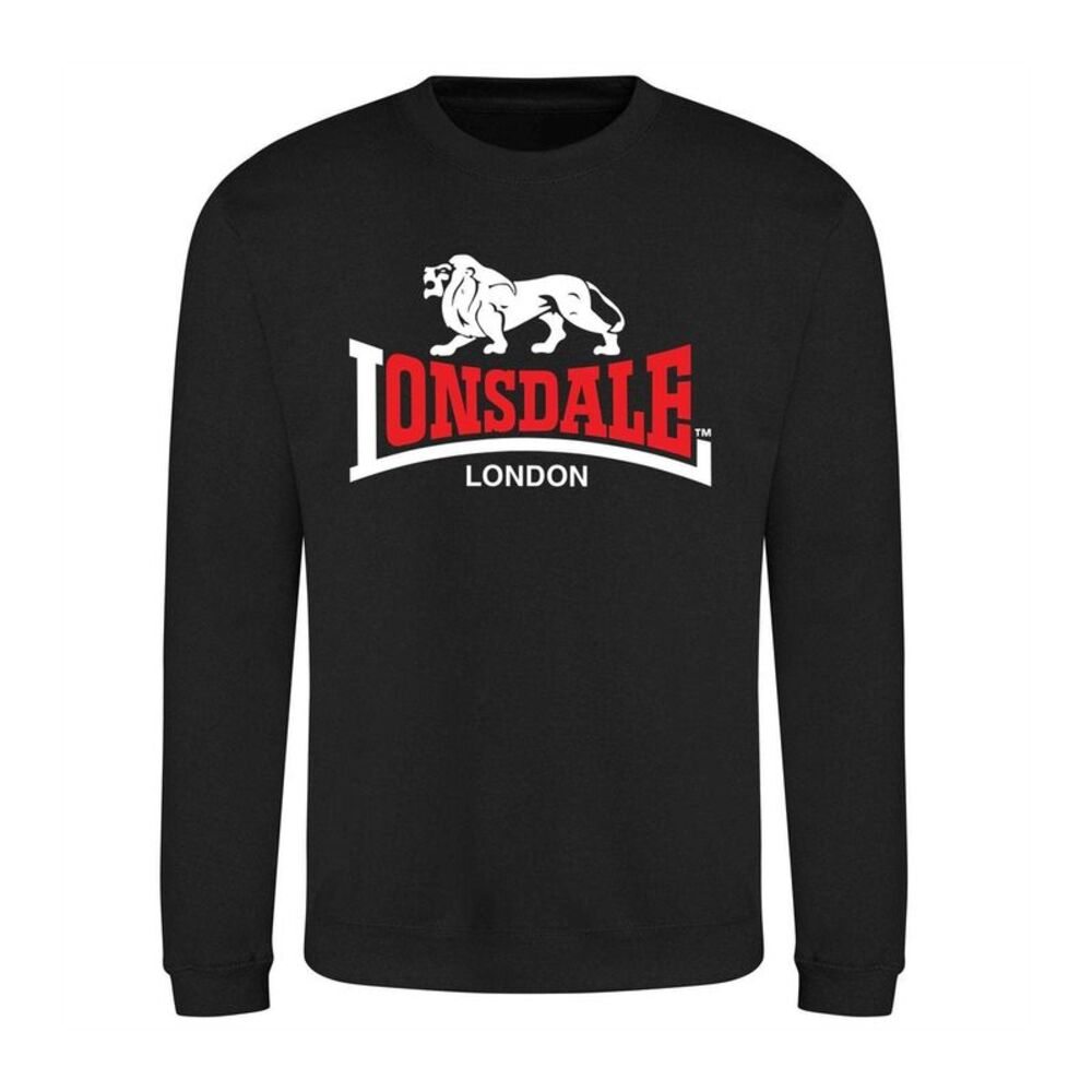 Lonsdale Unisex Adult Logo Tearaway Sweatshirt / Black